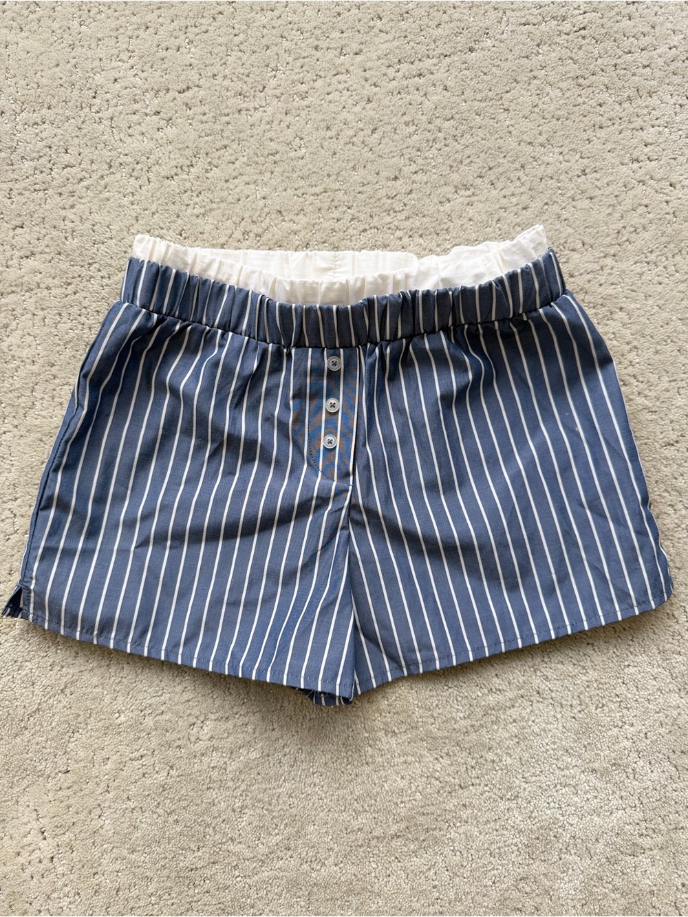 Art Class Girls Striped Boxer Shorts - M